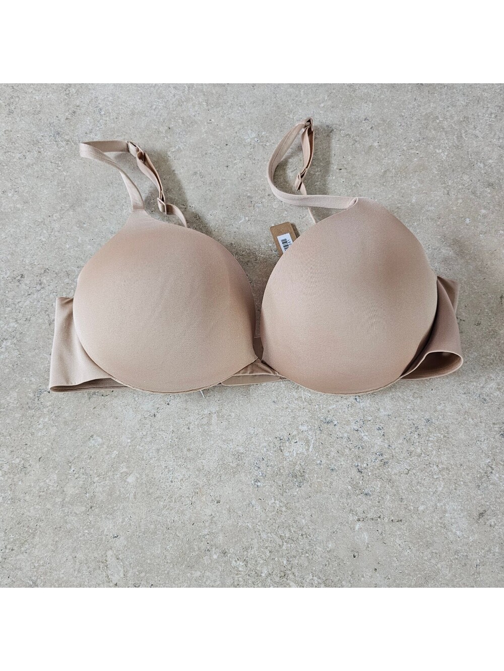 Skins Ultimate Push Up Plunge Bra in Clay, Size 34C